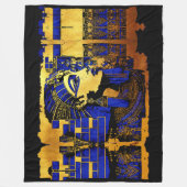 Ägyptische Pharaonenmanuskripte Fleecedecke (Vorderseite)