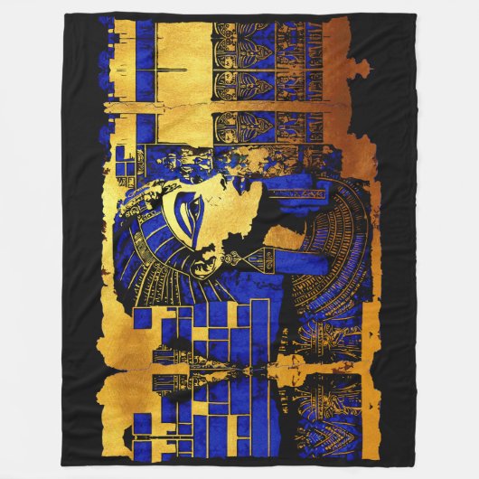 Ägyptische Pharaonenmanuskripte Fleecedecke (Vorderseite)