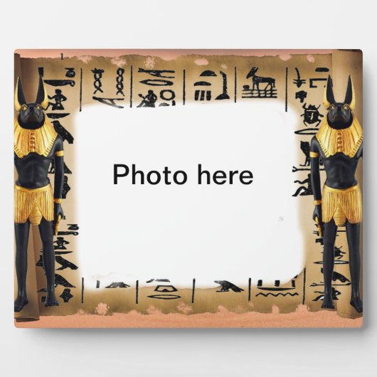 Ägyptische Plaque Fotoplatte (Vorderseite)