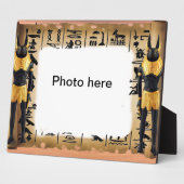 Ägyptische Plaque Fotoplatte (Seite)