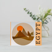 Ägyptische Postkarte (Stehend vorne)