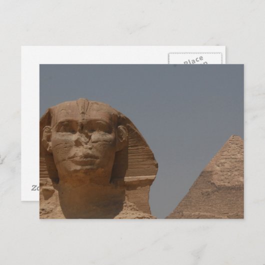 Ägyptische Postkarte (Vorne/Hinten)