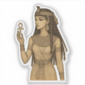 Ägyptische Prinzessin Aufkleber (Vorderseite)