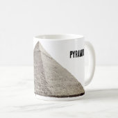 Ägyptische Pyramide Kaffeetasse (VorderseiteRechts)