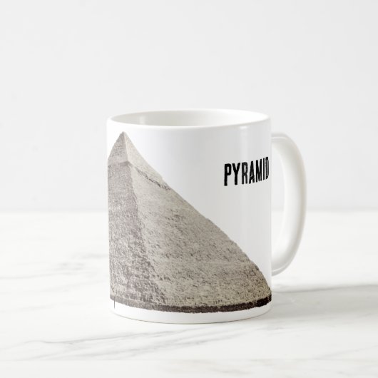 Ägyptische Pyramide Kaffeetasse (VorderseiteRechts)