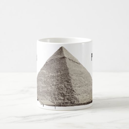 Ägyptische Pyramide Kaffeetasse (Mittel)