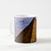 Ägyptische Pyramide Kaffeetasse (Vorderseite Links)