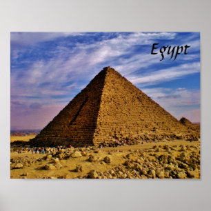Ägyptische Pyramide Poster