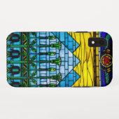 Ägyptische Pyramide Tiffany-Style iPhone XR Fall Case-Mate iPhone Hülle (Rückseite (Horizontal))