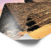 Ägyptische Pyramiden Fotodruck (Ecke)