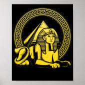 Ägyptische Pyramiden Geschichte Ägypten Sphinx Poster (Vorne)