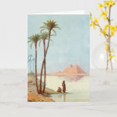 Ägyptische Pyramiden Glückwünsche Ägypten Karte (Gelbe Blume)