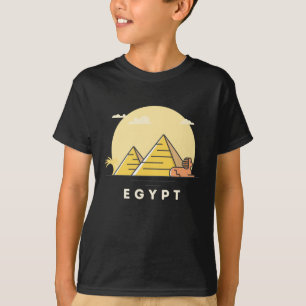 Ägyptische Pyramiden, große Pyramide von Gizeh T-Shirt