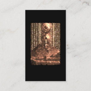 Ägyptische Pyramiden Hieroglyphics Scarab Artifak Visitenkarte