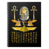 Ägyptische Pyramiden King Tut Pharaoh Tutankhamun Notizblock (Vorderseite)