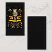 Ägyptische Pyramiden King Tut Pharaoh Tutankhamun Visitenkarte (Vorne/Hinten)