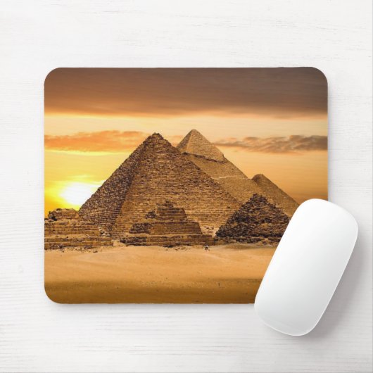 Ägyptische Pyramiden Mousepad (Mit Mouse)