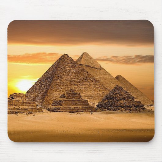 Ägyptische Pyramiden Mousepad (Vorne)