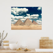 Ägyptische Pyramiden Poster (Küche)