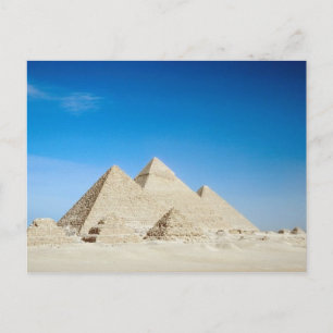 Ägyptische Pyramiden Postkarte