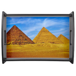 Ägyptische Pyramiden Serviertablett