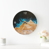 Ägyptische Pyramiden-Uhr Große Wanduhr (Zuhause)
