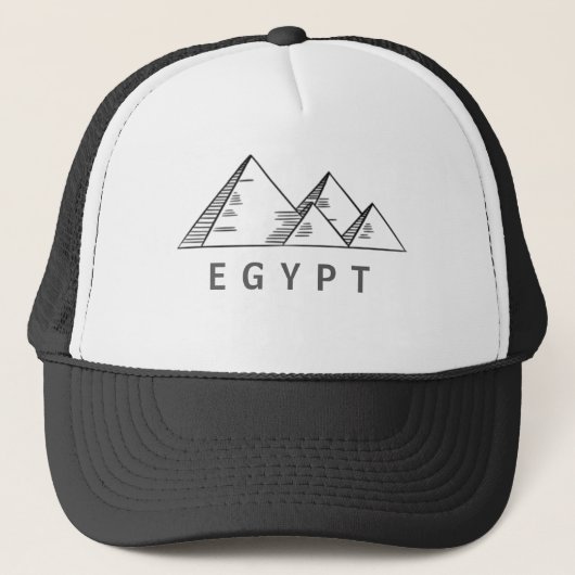 Ägyptische Pyramiden von Gizeh Truckerkappe (Vorderseite)