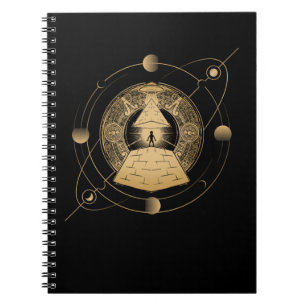 Ägyptische Pyramidenastrologie Ägypten Heilige Geo Notizblock