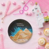 Ägyptische Pyramidenstil-Teller Pappteller (Party)