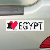 Ägyptische Revolution - I Liebe Ägypten (Masr) Autoaufkleber (Auf Auto)