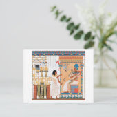 Ägyptische Royal Design Postkarte (Stehend Vorderseite)