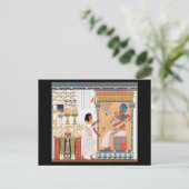 Ägyptische Royal Design Postkarte (Stehend Vorderseite)