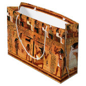 Ägyptische Royal Papyrus Große Geschenktasche Große Geschenktüte (Rückseite Schrägansicht)