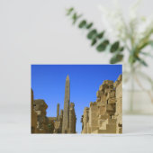 Ägyptische Ruins Karnack Postkarte (Stehend Vorderseite)