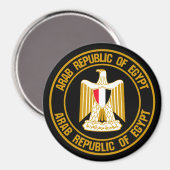 Ägyptische Runde Magnet (Vorderseite/Rückseite)