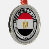 Ägyptische Runde Ornament Aus Metall (Rechts)