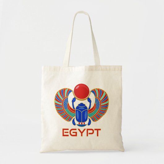 Ägyptische Scarab Tote-Tasche Tragetasche (Vorne)