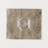 Ägyptische Scarabäus-Käfer-Pastell-Golde Wandteppich (Vorderseite (Horizontal))