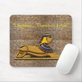 Ägyptische Sphinx Funny Philosophy Zitat Mousepad (Mit Mouse)