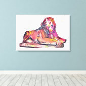 Ägyptische Sphinx Leinwanddruck (Insitu (Holzboden))