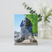 Ägyptische Sphinx, London UK Postcard Postkarte (Stehend Vorderseite)