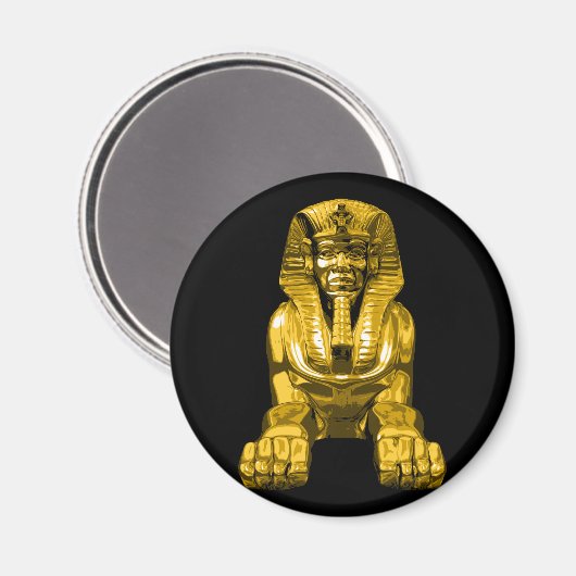 Ägyptische Sphinx Magnet (Vorderseite/Rückseite)