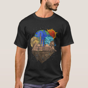Ägyptische Sphinx-Planeten im alten Ägypten Weltra T-Shirt