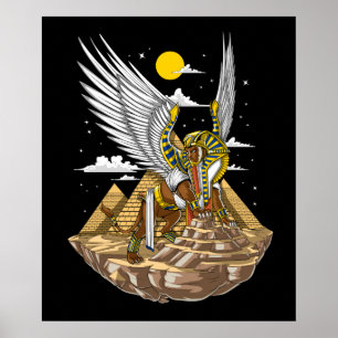 Ägyptische Sphinx-Pyramiden Poster