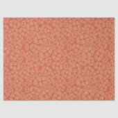 Ägyptische Stammesschilde Cream Rusty Red Ethnic Seidenpapier (Vorderseite)