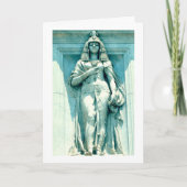 Ägyptische Statue im Museum von Kairo Karte (Vorderseite)