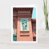 Ägyptische Statue im Museum von Kairo Karte (Vorderseite)