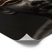 Ägyptische Statue Osiris Poster (Ecke)