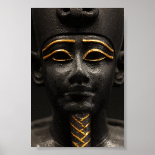 Ägyptische Statue Osiris Poster (Vorne)