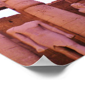 ägyptische Statuen Poster (Ecke)